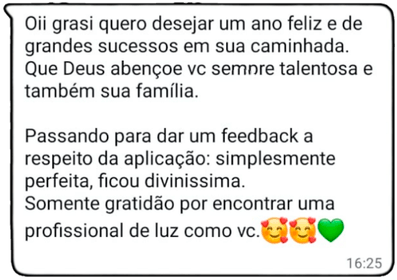 Depoimento da paciente 1